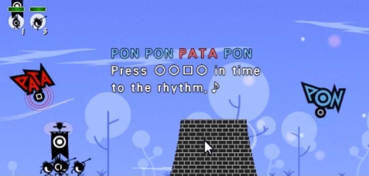 [08/10/2012] Patapon ist ein Rhythmus-Spiel mit lustigen Lauten. Zu Tönen wie: Pa-Ta-Pa-Ta-Pa-Ta-PON! trommeln wir wie wild auf die Knöpfe ein. Den netten Look des Tasten-Prügelspiels kann auch kaum ein anderes PSP-Spiel übertreffen. Außer vielleicht...