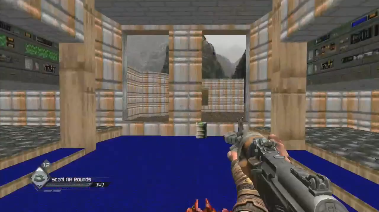 [11/10/2012] In Rage könnt ihr über einen versteckten Teleporter in den ersten Level des Kult-Shooters Doom gelangen. Leider gibt es dort keine Gegner zu bekämpfen, sondern nur eine Statue des Doom-Marines aufzusammeln. Witzig ist der Ausflug von id Software in die eigene Spiele-Vergangenheit trotzdem allemal.