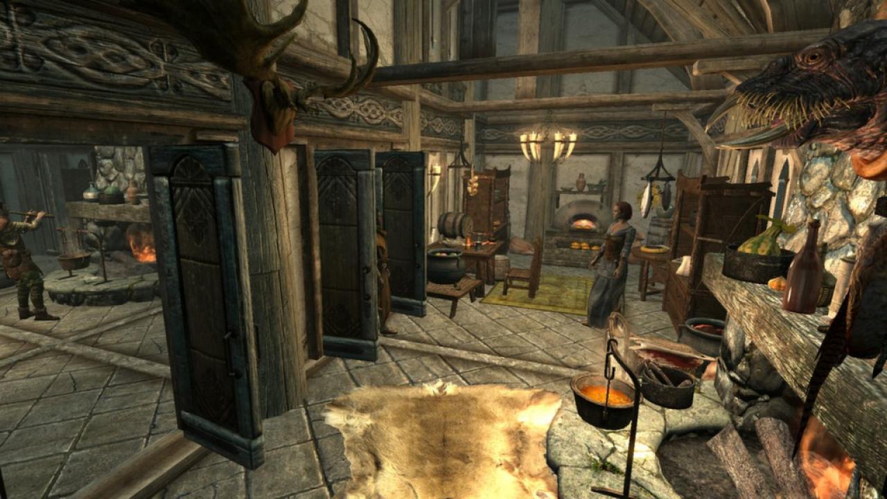 [05/10/2012] Hat man sein Haus in Skyrim erst einmal eingerichtet, ist es nicht nur sehr gemütlich, sondern auch ein absoluter Blickfang. So ein Haus wäre unter Garantie ein Vermögen wert! Kommt natürlich auch auf die Lage an - neben ein paar Drachen möchte wohl niemand wohnen.