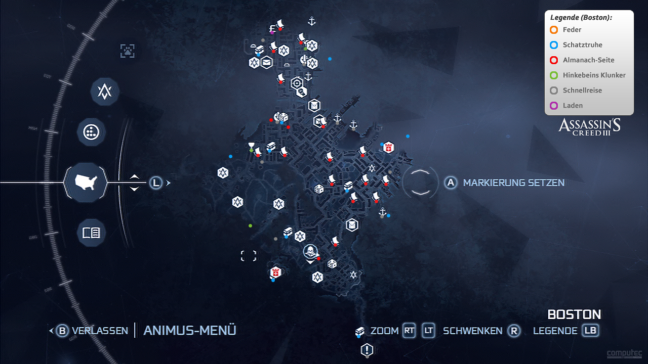 [07/11/2012] In unserer Ergänzung zur Komplettlösung von Assassin's Creed 3 liefern wir euch Tipps zu allen maritimen Questen und haben sämtliche Sammelgegenstände auf Karten markiert.