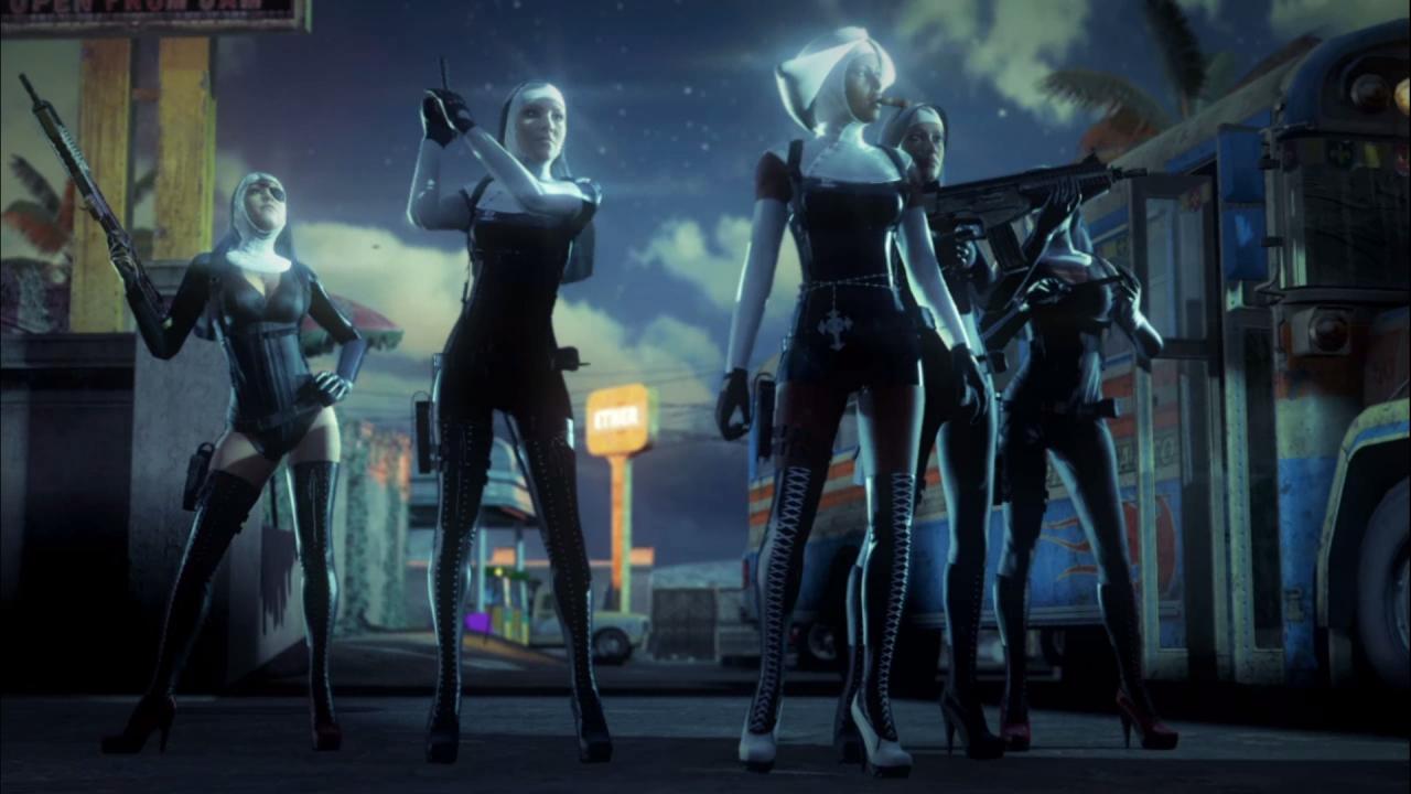 [16/11/2012] Jup, Nonnen und Hitman: Absolution. Sexy Killer-Nonnen in Nonnen-Outfits aus hautengem Leder. Irgendwo weinen gerade eben Engel.