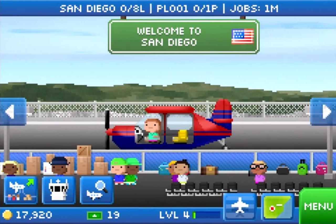 [09/11/2012] Pocket Planes ist der ideale Begleiter für unterwegs und außerdem ein toller 5-Minuten-Zeitvertreib. Denkt aber daran: Auch in diesem Nimble Bite-Game kann man schnell vom Daddel-Fieber gepackt werden!