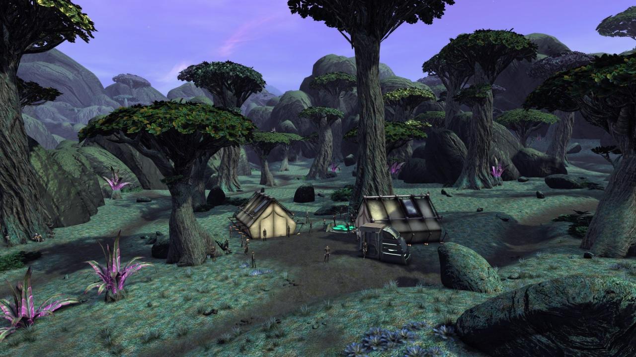 [23/11/2012] Star Trek Online: Neu Romulus - haushohe Bäume und exotische Pflanzen gibt's zu sehen. 