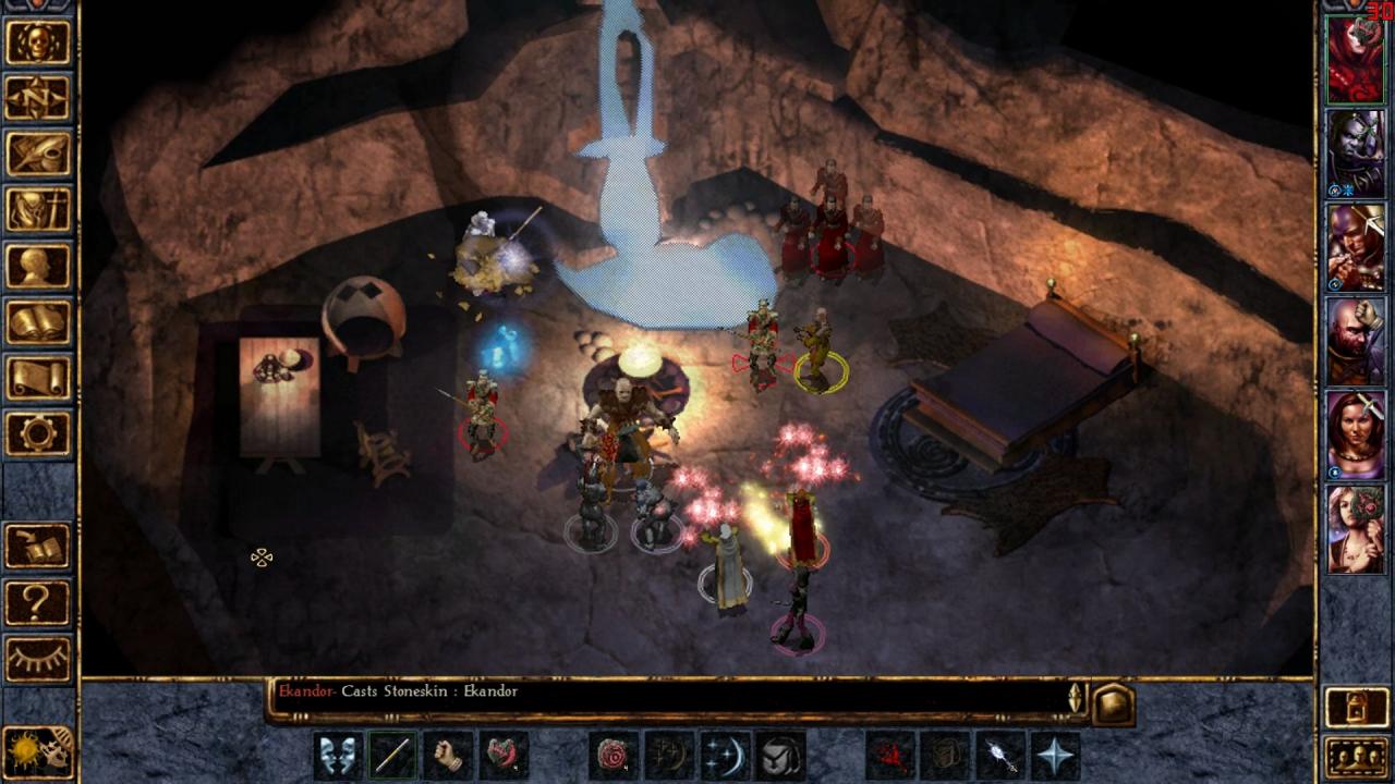 [03/12/2012] In Baldur's Gate führte der lange Weg zu Baal's Thron über Drachenhorte, durchs Unterreich, in die Ruinen vergessener Götter, durch abgeschiedene Druidenhaine und in massive Festungen. Wenn der eigene Charakter immun gegen Einkerkerung war, konnte man auch noch einen Halb-Leichnam zurück ins Jenseits befördern. Zu tun hatte man in jedem Fall genug. Mit Pillars of Eternity gibt es inzwischen ein Spiel das in die Fußstapfen des legendären D&D-Epos treten könnte. Für den Tipp danken wir RoninXM.