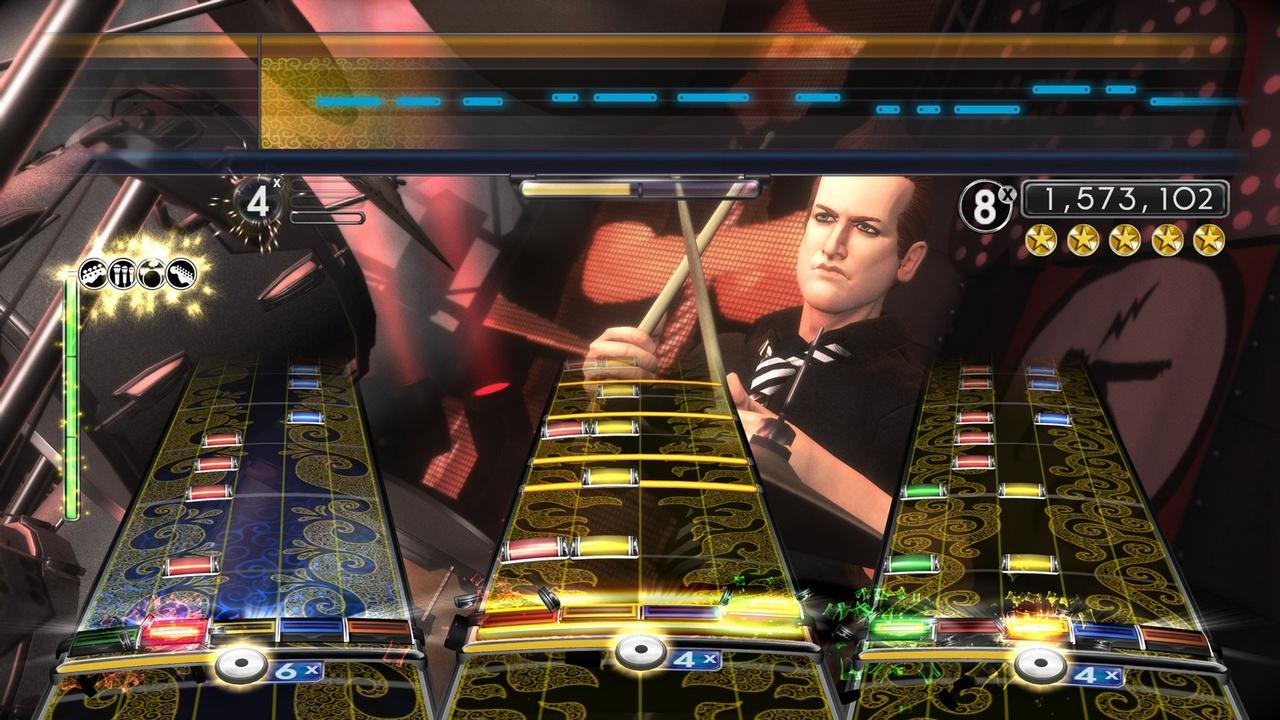 [03/12/2012] Eine Rock Band zu gründen erfordert manchmal doch musikalisches Talent. Mit Rock Band haben wir uns nicht nur mit klassischen Rock-Tunes vertraut gemacht, sondern hauen jetzt auch stilvoll in die Drums.