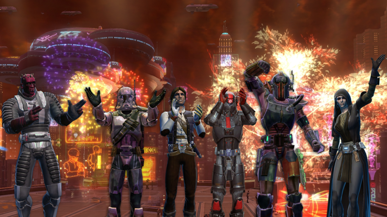 [20/12/2012] In SWTOR seht ihr, wie eure Affinität zur Dunklen Seite der Macht eurer Aussehen beeinflusst. Außerdem können Rüstungen mittels spezieller Teile mit Upgrades versehen werden. Dadurch könnt ihr eure Ausrüstung an den Levelfortschritt eures Charakters anpassen und sie so lange tragen, wie sie euch gefällt.