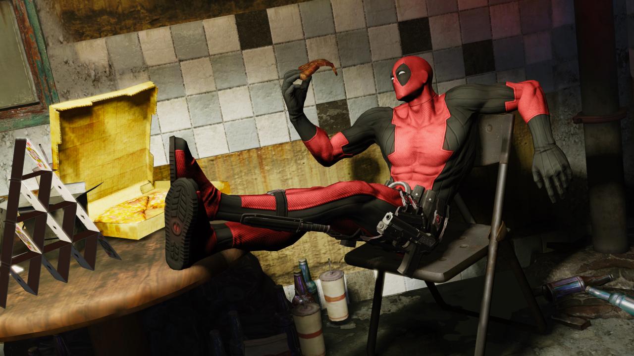 [16/01/2013] Deadpool geht wirklich alles am Allerwertesten vorbei. Der Anti-Held aus dem Marvel-Universum ist nicht nur unverwundbar, sondern auch als einziger Superheld darüber gewahr, dass er nur eine Comic-Figur ist. Deswegen legt er gerne mal die Beine hoch oder spielt Videospiele, während um ihn herum das Chaos losbricht. Keine Mühen scheut er hingegen, wenn es um das Klopfen blöder Sprüche geht.