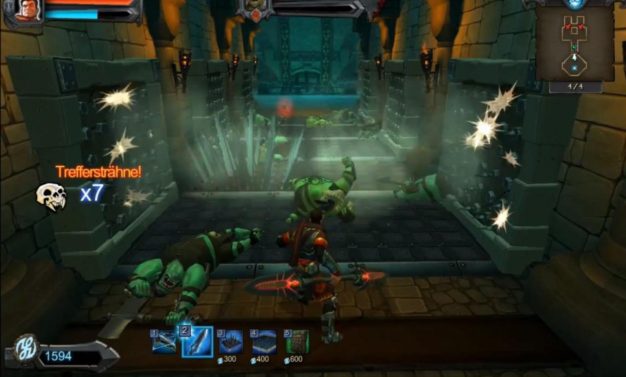 [11/01/2013] In Orcs Must Die! müsst ihr Spalten verteidigen. Diese befinden sich in Burgen, welche von Orcs angegriffen werden. Mittels Magie stattet ihr eure Domizile mit allerlei Fallen aus, um die Grünhäute und ihre Verbündeten aufzuhalten, wenn das nicht reicht, könnt ihr auch selbst Hand anlegen.
