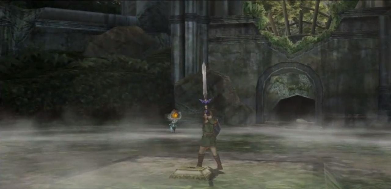 [21/01/2013] In Zelda: Twilight Princess muss Link wieder einmal die Welt retten. Eine seiner ersten Aufgaben ist es, das Meister Schwert an sich zu bringen. Diese Waffe ist besonders stark, sie ermöglicht Link beispielsweise einen verheerenden Rundumschlag.