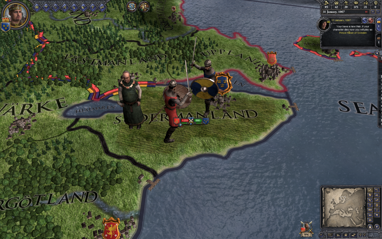 [23/01/2013] Der Dynasty Shields-DLC für Crusader Kings II fügt 50 Schilde mit Insignien hinzu. Wer noch nicht genug Schilde für seine Herrscherdynastie hat, wird hier auf jeden Fall fündig.