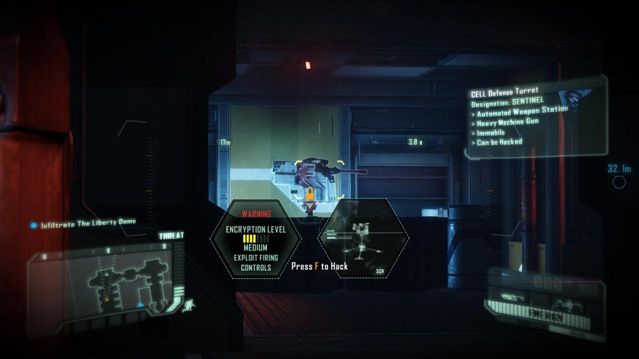 [21/02/2013] Crysis 3 Komplettlösung - Level 1: Post Human - Tarnt euch wenn ihr das Geschütz hackt.