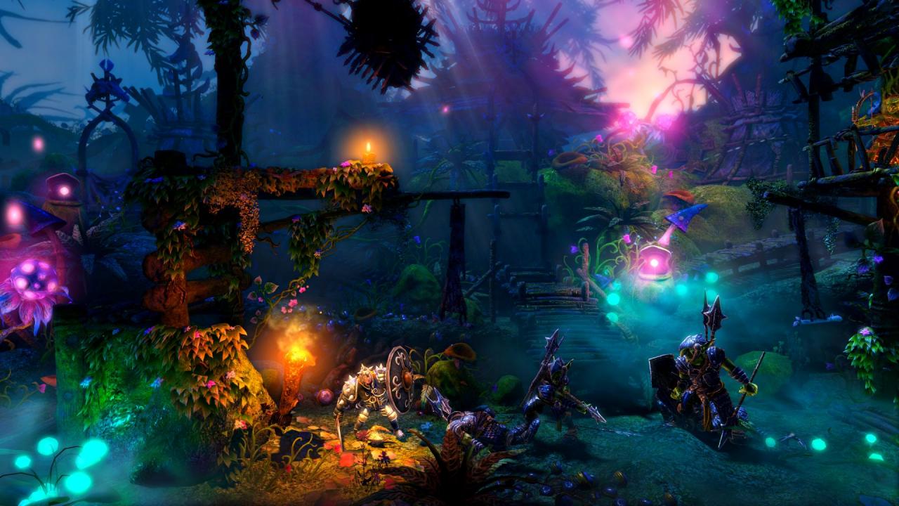 [14/02/2013] Trine 2: Complete Story bezaubert vor allem durch seine Kulisse und Atmosphäre. Diese versprüht puren Fantasy-Charme, wie es kein anderes Spiel vermag und macht das Spiel zweifelsohne einzigartig. Erhältlich ist das Spiel für PC, PS3, PS4, Xbox 360 und Wii U. Keinesfalls verpassen!