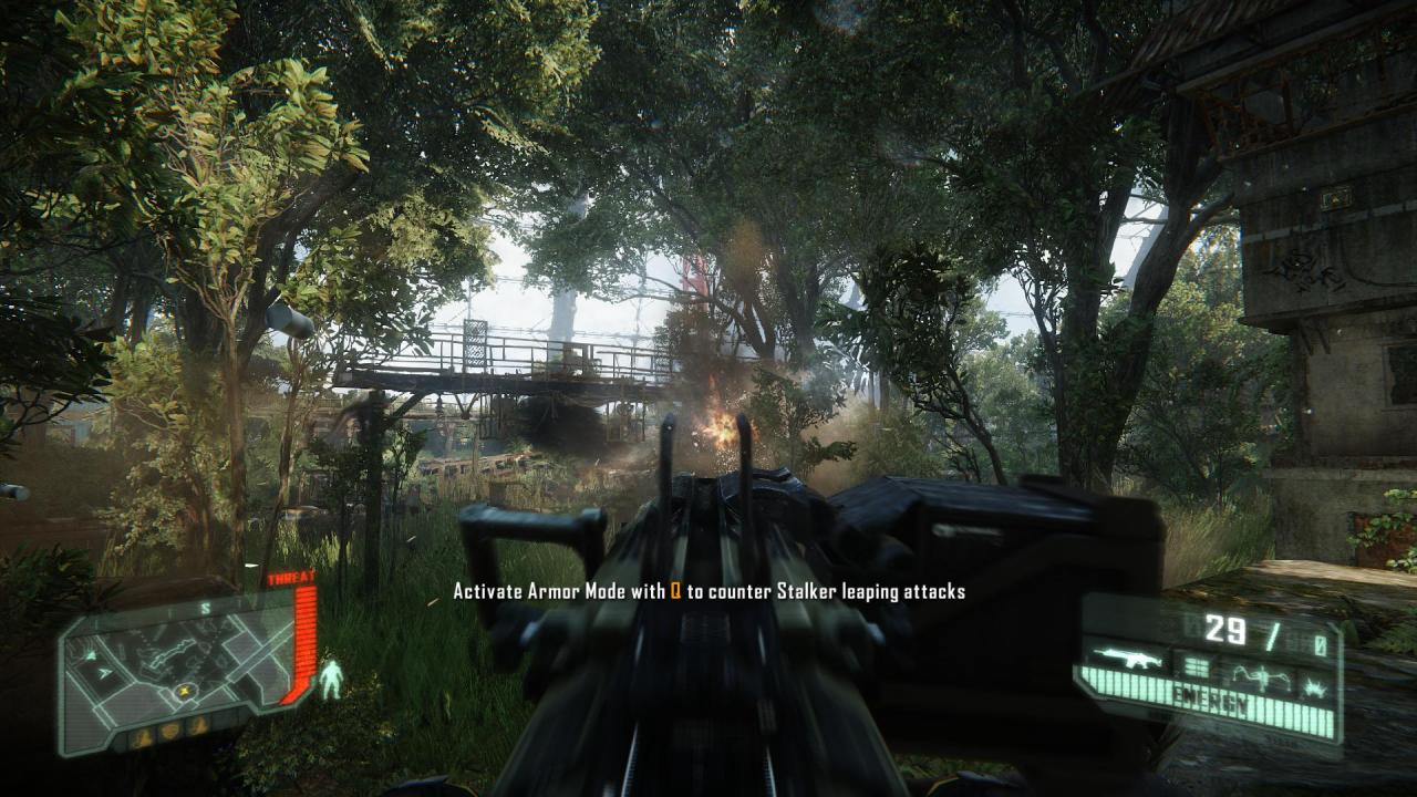 [21/02/2013] Crysis 3 Komplettlösung - Level 2: Welcome to the Jungle - Rennt sofort zum Geschütz.