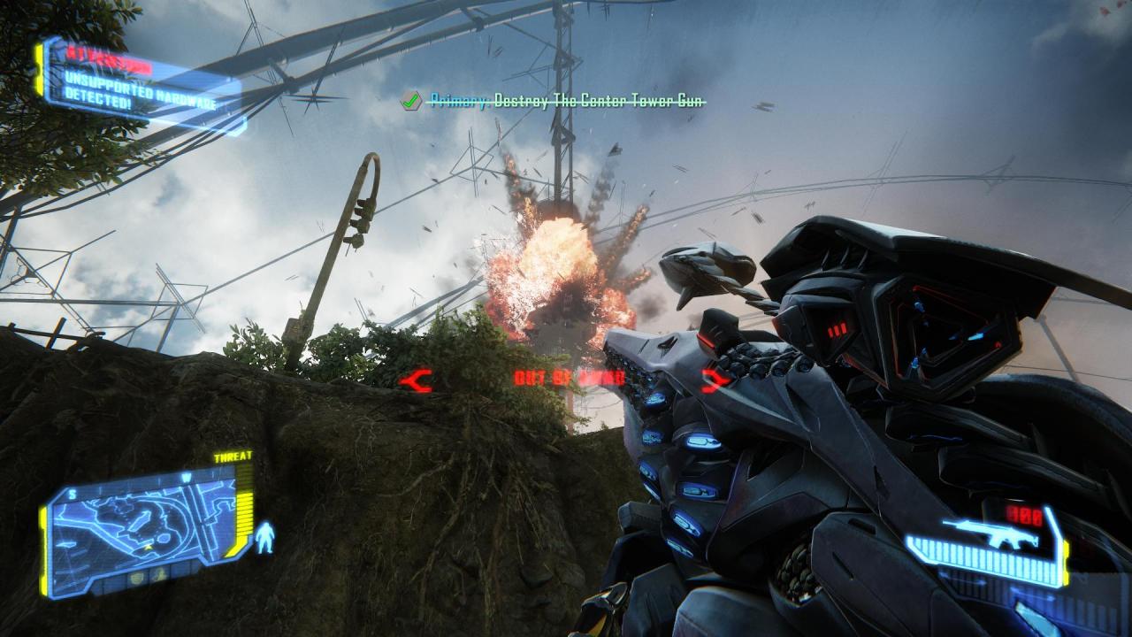 [21/02/2013] Crysis 3 Komplettlösung - Level 2: Welcome to the Jungle - Der Turm ist keine Bedrohung mehr.
