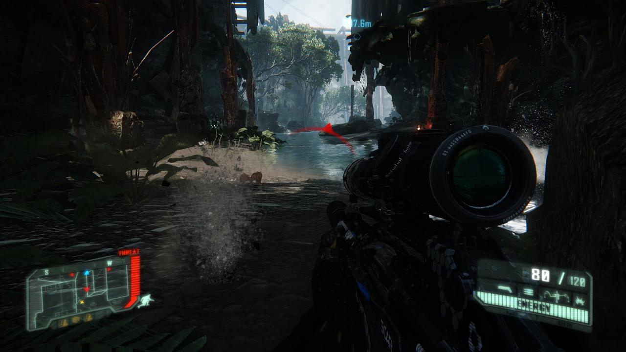 [21/02/2013] Crysis 3 Komplettlösung - Level 3: The Root of all Evil - Geht bei diesem Gefecht in Deckung.