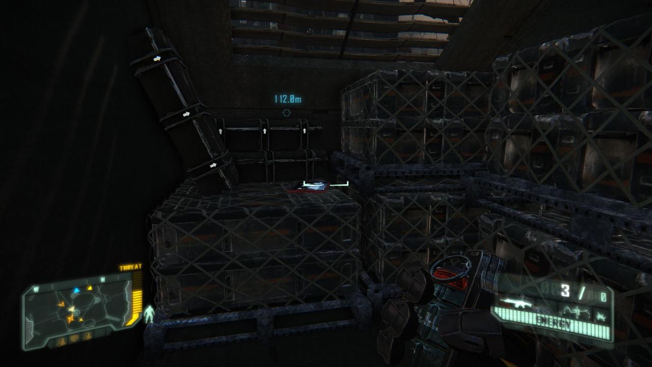 [21/02/2013] Crysis 3 Komplettlösung - Level 5: Red Star Rising - Im Container sammelt ihr das Datenpad ein.