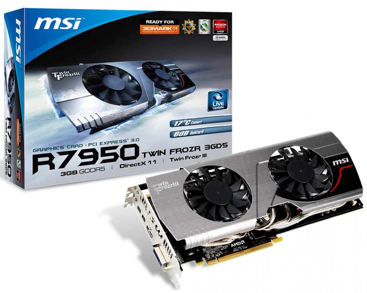 [24/02/2013] In Sachen Preis-Leistung optimal: eine übertaktete AMD Radeon HD 7950 wie hier von MSI.