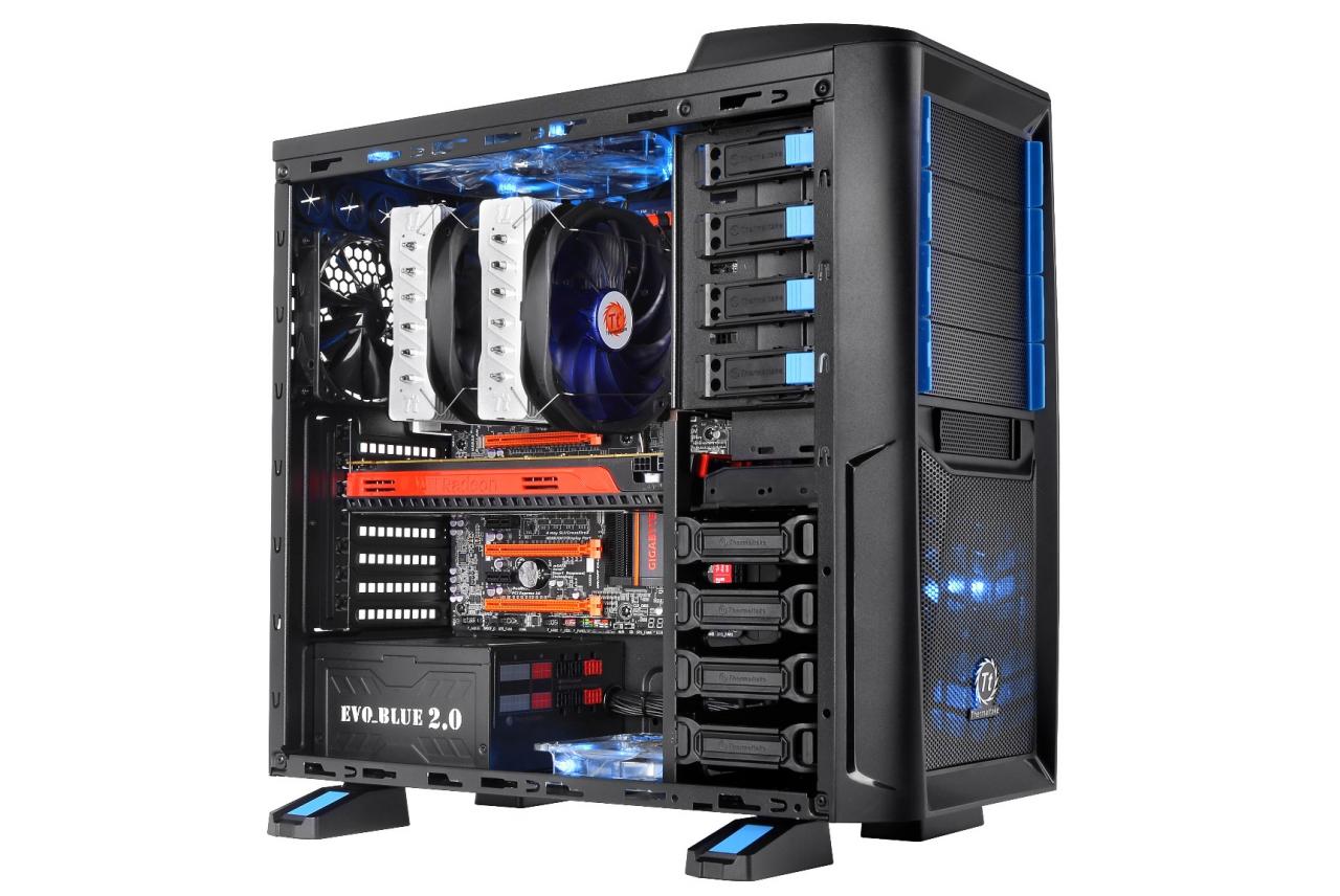[22/02/2013] Ein Thermaltake Chaser A41 mit Blick auf eingebaute Hardware
