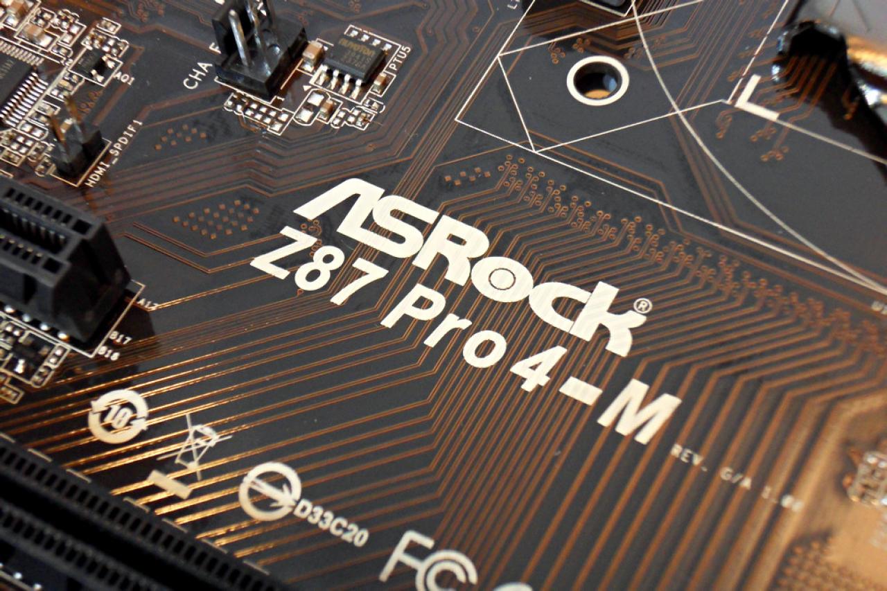 [04/03/2013] ASRock zeigte ein Z87-Mainboard für Intels kommende Haswell-CPUs