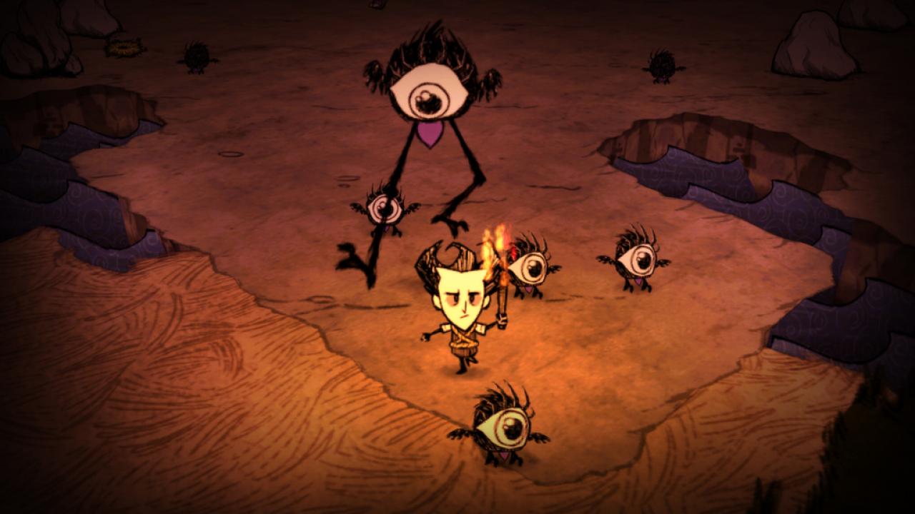 [13/03/2013] Eine ausgeprägte Phobie vor der Dunkelheit entwickeln wir sicherlich beim Zocken von Don't Starve. Kaum wird es düster um uns, nehmen wir schaden und unser geistiger Zustand geht vor die Hunde. Vielleicht ist es aber auch ganz gut, dass wir uns nicht ansehen müssen, welche Biester uns des Nachts an den Kragen wollen.