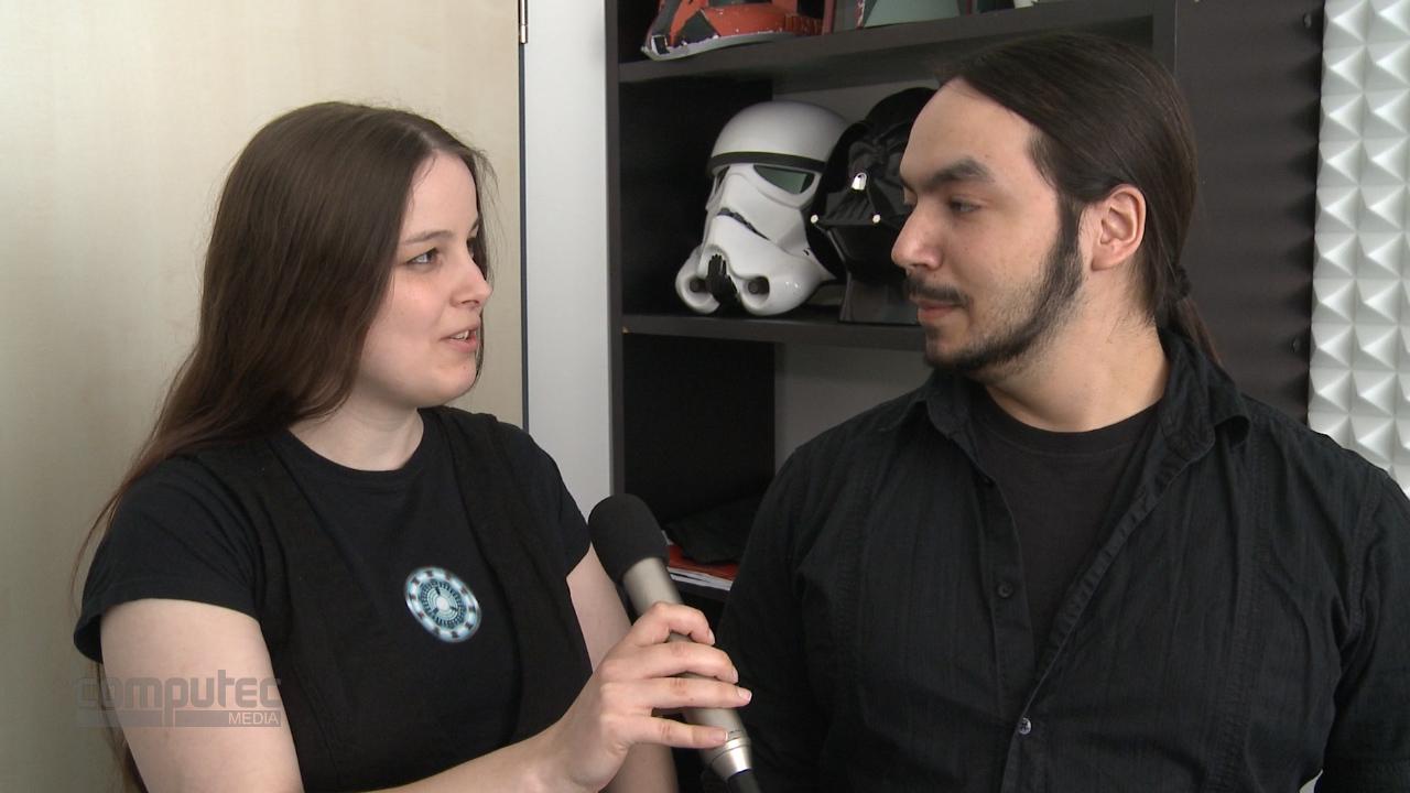 [14/03/2013] Der Hintergrund täuscht: Zam und Mháire sprechen über eines von Zams Star Trek-Lieblingsspielen.