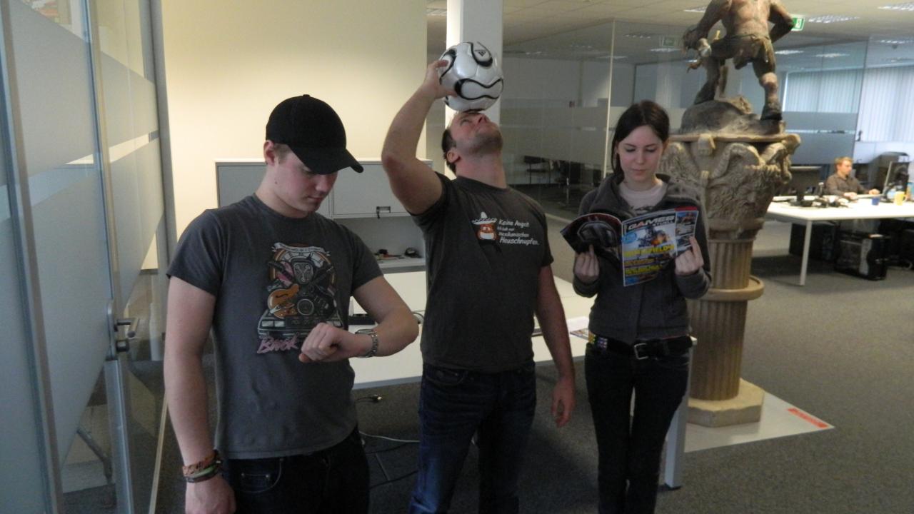 [19/04/2013] Games Aktuell-Podcast 260: Chris, Andy und Katha (von links)