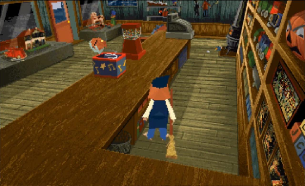 [11/04/2013] Ein Adventure etwas neuerem Datums ist Jack in the Dark. Das Spiel ist im Alone in the Dark-Universum angesiedelt. Ihr schlüpft in die Rolle der kleinen Grace Saunders, die in einem Spielzeugladen eingesperrt wird. Die Steuerung des Titels erinnert sehr an das erste Alone in the Dark.