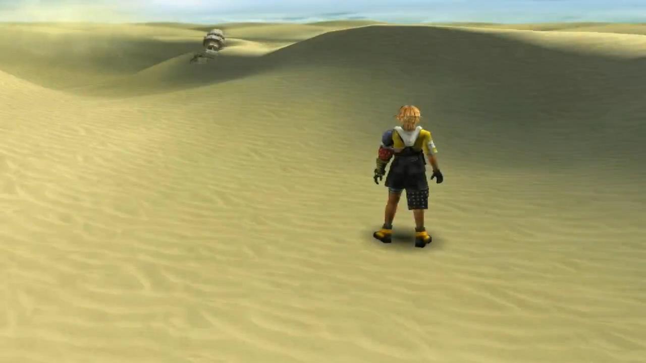 [08/04/2013] Einer der einprägsamsten Orte in Final Fantasy 10 ist sicherlich Sanubia Desert. Melancholische Stimmung, markante Musikuntermalung und ausdauernde Minispiele sind bezeichnend für diesen stimmungsvollen Abschnitt des Rollenspiels.