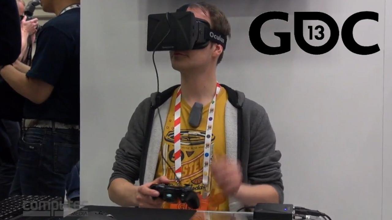 [09/04/2013] Oculus Rift im Hands On-Test: Reporter Sebastian Stange hat das Virtual Reality Headset auf der GDC 2013 ausprobiert.