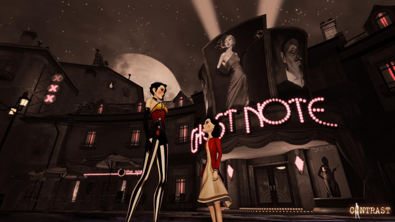 [24/05/2013] Contrast wird uns bald ebenfalls in die Arthouse-Schublade werfen und hebt sich ebenfalls von Limbo und Braid mit seinem Look hervor. Burlesque und Film Noire lassen grüssen.
