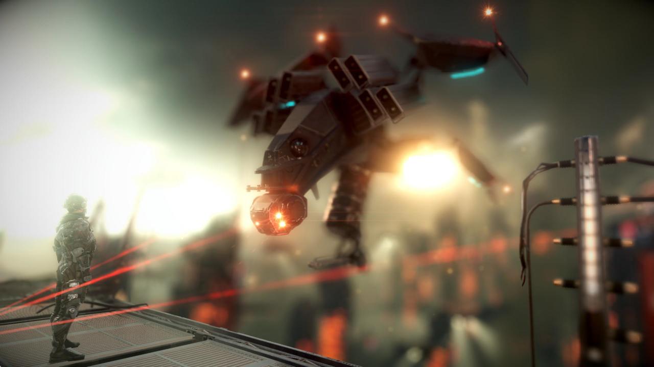 [17/05/2013] In Killzone: Shadow Fall zeigen uns die Kameras bequemerweise gleich den Bereich an, in den wir unsere Füße auf gar keinen Fall setzen sollten. Es sei denn natürlich, es dürstet uns nach Helghast-Blut.