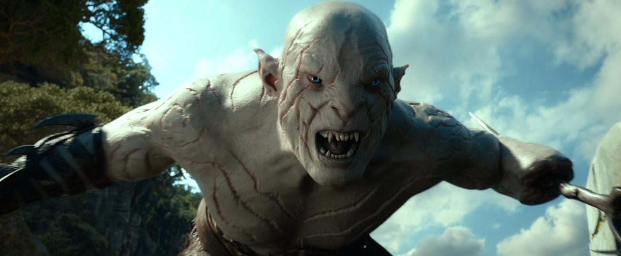 [12/06/2013] Der Ork-Anführer Azog hegt noch immer einen Groll gegen Zwergenkönig Thorin.