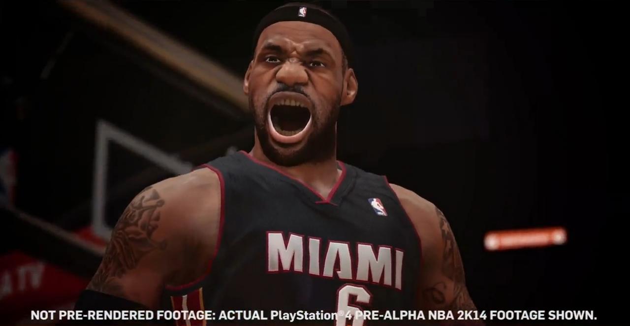 [11/06/2013] NBA 2K14! Weil AAAAAAAH! Lauft! Lebron James wird uns alle mit seinem Mund verschlingen, holt Kratos, damit er uns retten kann!