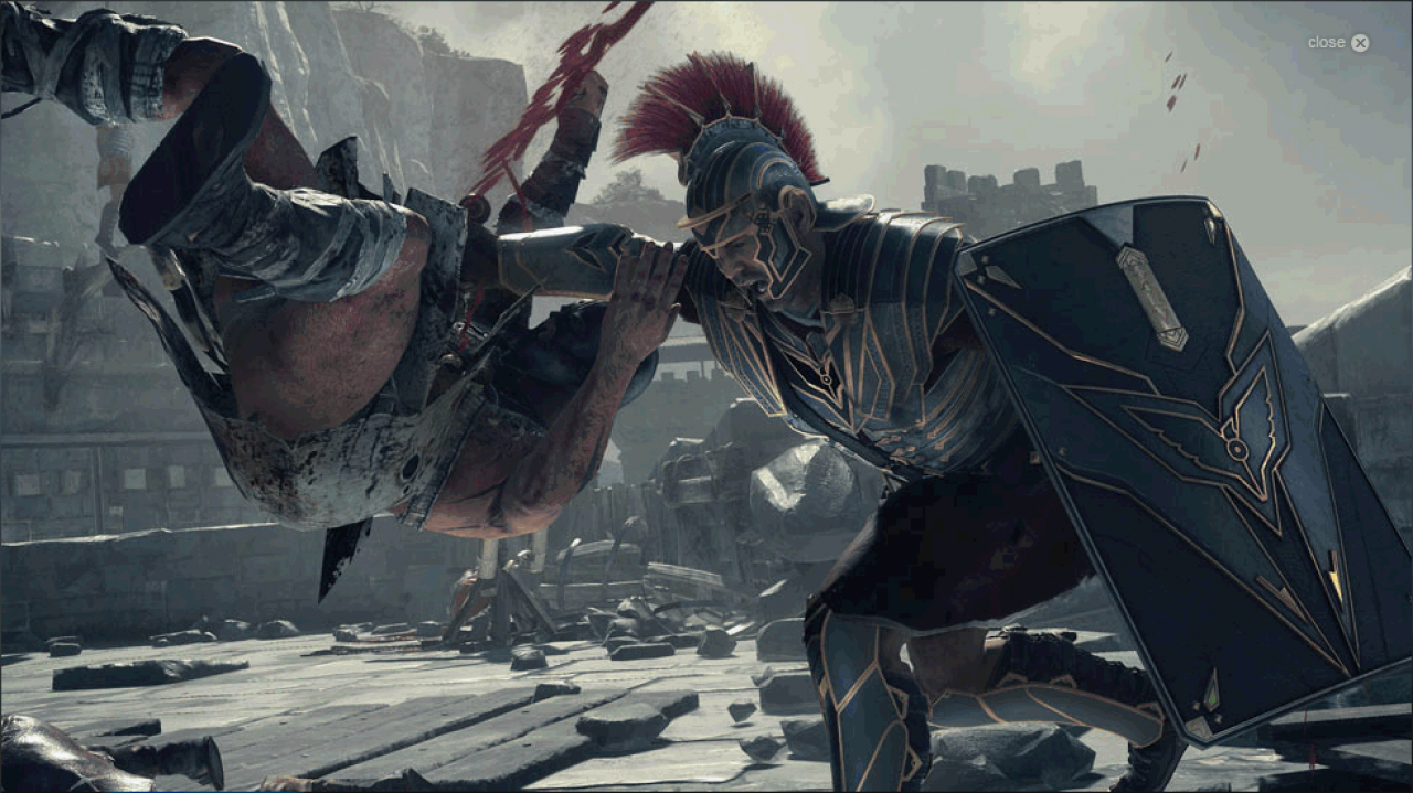 [14/06/2013] Auch in Ryse werden wir dank Crytek in der nächsten Generation nicht auf Schwerter und Schilde verzichten. Diesmal kämpfen wir jedoch als römischer Soldat und lassen 300 alt aussehen.