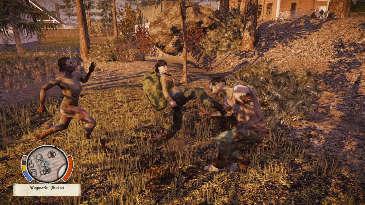 [28/06/2013] State of Decay ist eine Mischung aus Stealth-Game und Shooter. Außerdem enthält das Zombie-Spiel auch Rollenspiel-Elemente wie beispielsweise die Beziehungsanzeige zu anderen Charakteren. Protagnoist Marcus stolpert nach einem ruhigen Angelausflug direkt in die Zombie-Apokalypse.