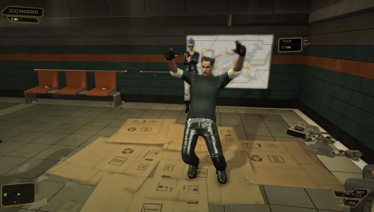 [03/06/2013] Breakdancer waren schon immer Außenseiter in der Gesellschaft. Sie lungern auf der Straße herum, tragen fragwürdige Kleidung und im Falle von Deus Ex: Human Revolution können sie nicht einmal gut tanzen.