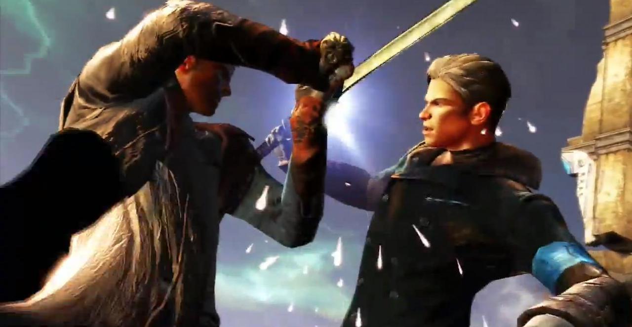 [04/06/2013] Wie würde DmC: Devil May Cry aussehen, wenn sich Dante und Vergil vertragen hätten? Bei all der Veränderung von den alten Titeln bliebt jedoch dieses Motiv der zerstrittenen Brüder gleich.