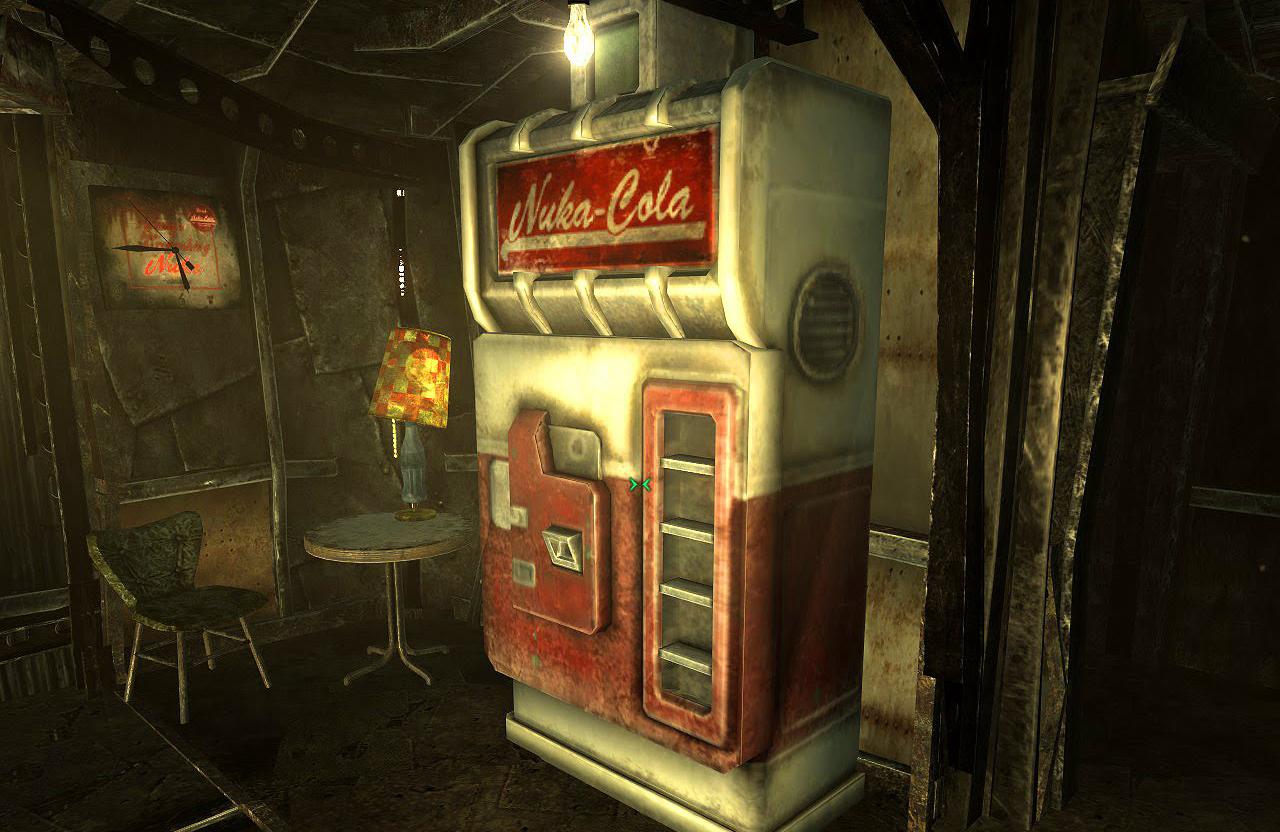 [14/06/2013] Die herrlich erfrischende Nuka Cola gibt es in der Fallout-Reihe in verschiedenen Varianten. Mit Nuka Cola Quantum können beispielsweise Nuka-Cola-Granaten hergestellten werden, die Nuka Cola Quartz dagegen verleiht dem Charakter die Fähigkeit der Nachtsicht.