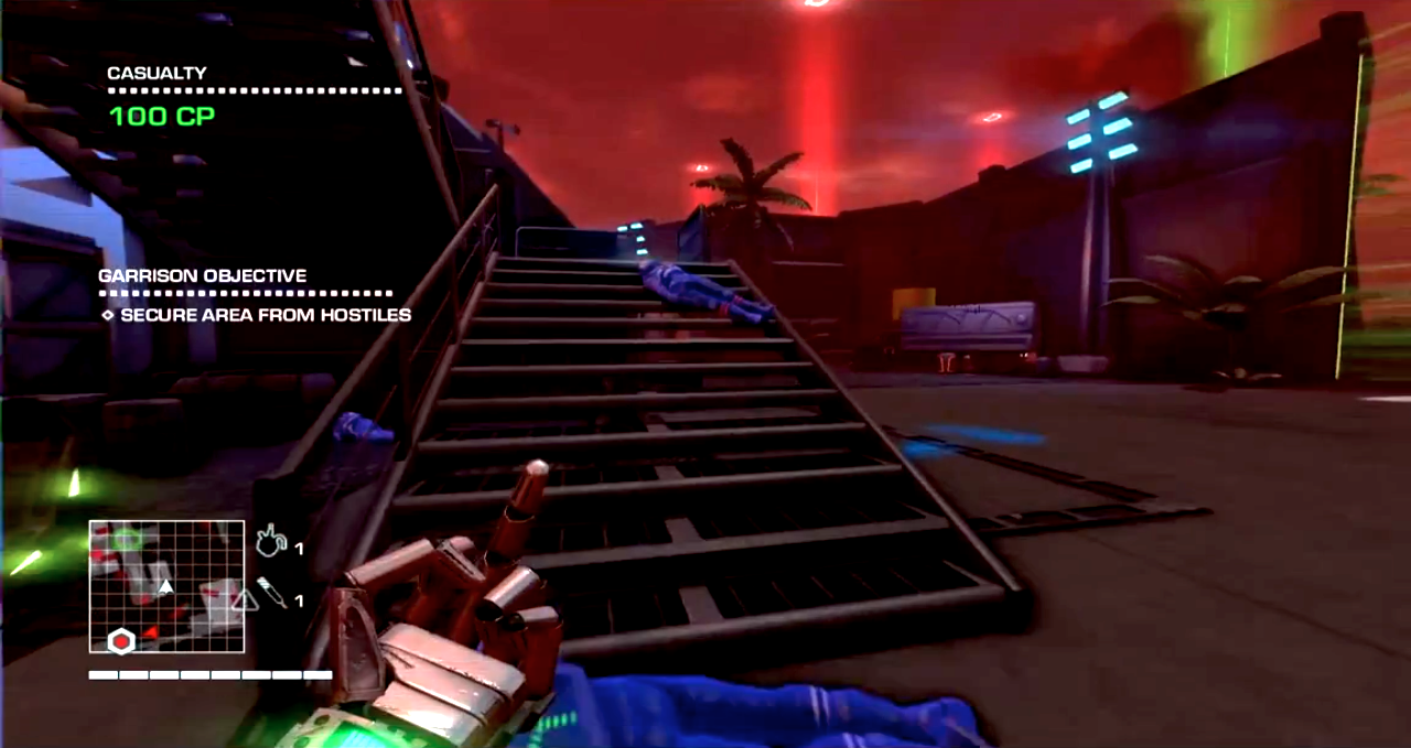 [04/06/2013] In Far Cry 3: Blood Dragon haben wir nicht nur einen, sondern gleich zwei Mittelfinger. Mit unserem Cyber-Arm zeigen wir der Welt gleich doppelt so hart, wie egal sie uns ist!