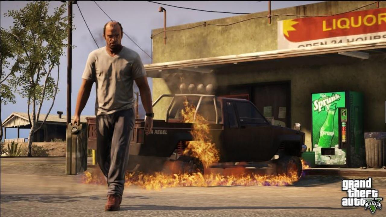 [14/06/2013] Dass man es mit den Sicherheitsvorkehrungen auch ein bisschen zu ernst nehmen kann, sehen wir in GTA V. Lesters Haus ist ordentlich verkabelt und natürlich darf eine Kamera nicht fehlen.