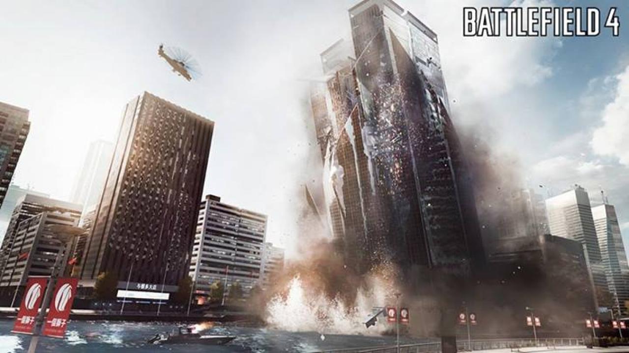 [03/07/2013] In Siege of Shanghai stürzt ein riesiger Wolkenkratzer ein.