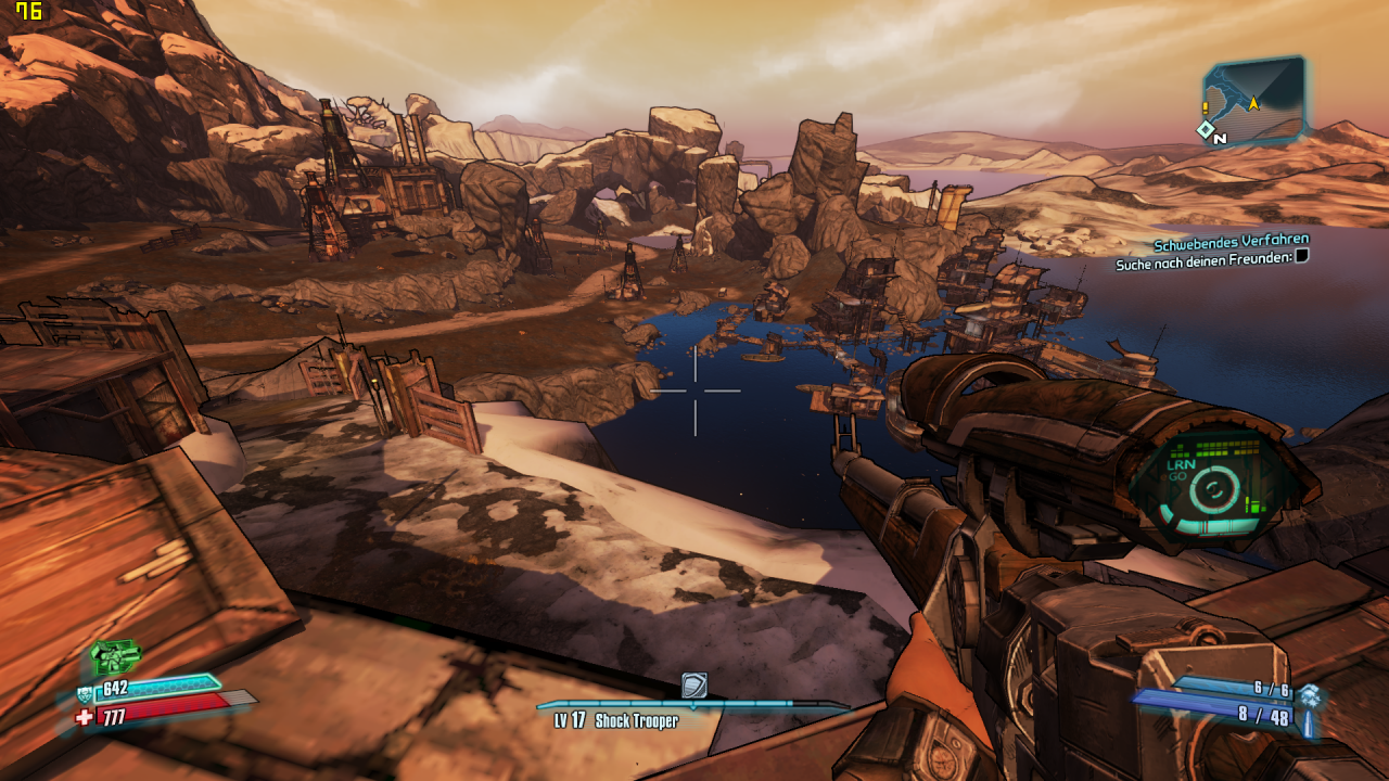 [12/07/2013] Auch Gegner, die einfach zu schnell respawnen, können einem durchaus die Laune verderben. In Borderlands bleibt uns keine Zeit, die Gegend im feindlichen Stützpunkt ausgiebig zu erkunden.