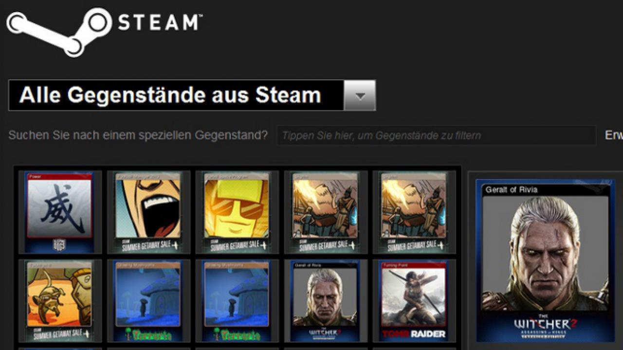 [19/07/2013] Steam Trading Cards.