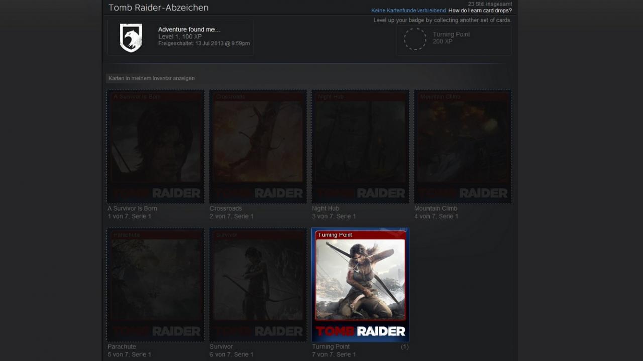 [19/07/2013] Tomb Raider-Kartenset.