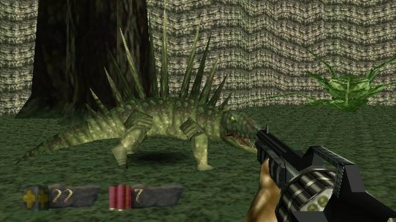 [09/07/2013] In Turok sind die Dinos nicht die Jäger, sondern die Gejagten. Der Spieler übernimmt nämlich die Rolle eines Dino-Jägers und muss die Barriere zwischen Erde und dem verlorenem Land beschützen. In eben diesem verlorenen Land spielt Zeit keine Rolle, weshalb der Spieler auch auf zahlreiche Dinosaurier trifft.