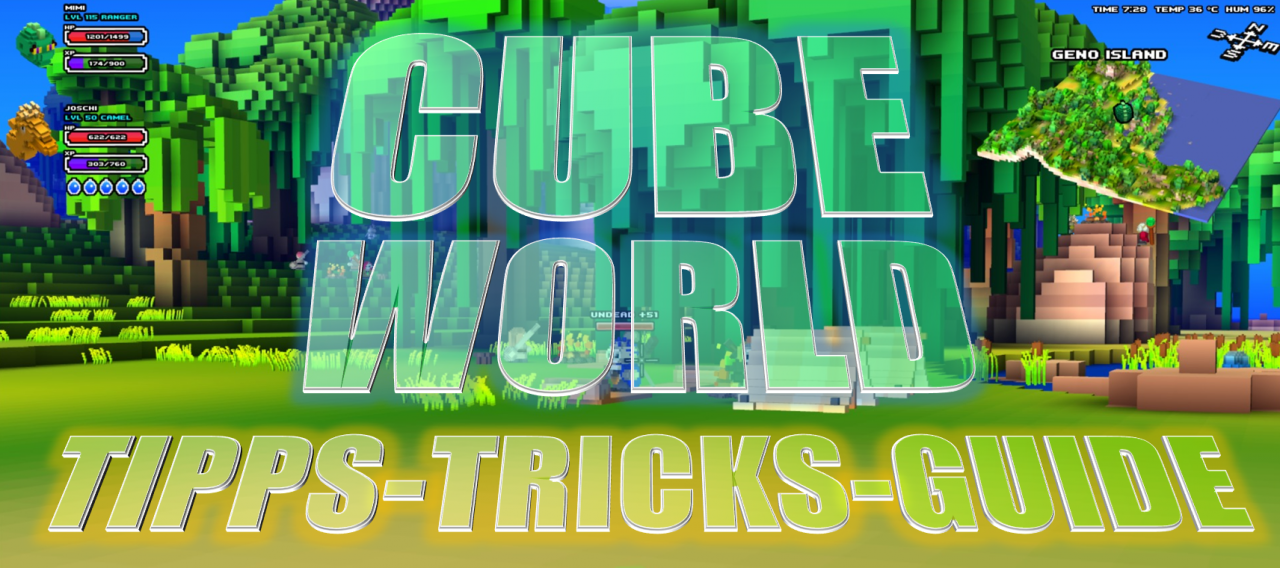 [14/08/2013] Cube World: Unser Guide macht euch fit für das Klötzchen-Abenteuer - Tipps, Tricks, Komplettlösung!