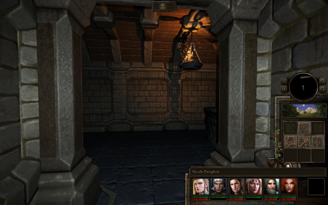 [12/08/2013] Im 3D-Dungeon der Zwingfeste kommt ein Hauch Stimmung der Marke Legend of Grimrock auf.