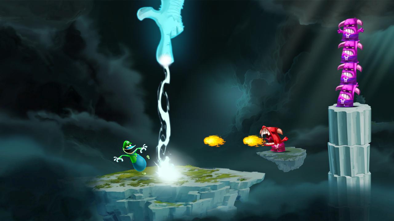 [07/08/2013] Globox wird niemals aus dem Schatten von Rayman treten können. Nicht nur, dass das blaue Wesen die Weisheit mit dem Löffel gefressen hat: Der Familienvater ist auch noch ein gnadenloser Hasenfuß, der beim kleinsten Ärger den Schwanz einzieht.
