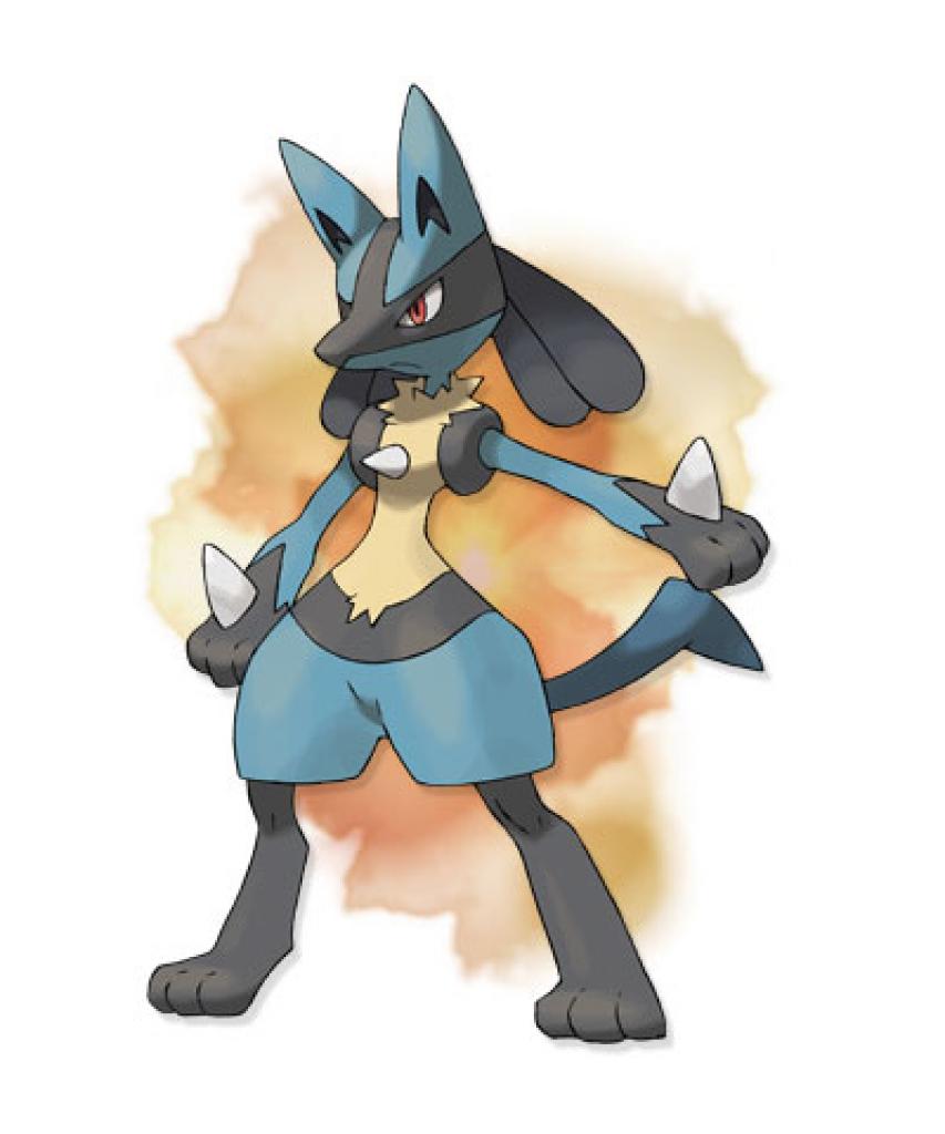 [12/08/2013] Lucario soll angeblich dazu in der Lage sein, selbst unsichtbare Gegner anhand deren Aura wahrzunehmen. Dank seiner herausragenden Stärke ist Lucario ein nützlicher Kämpfer im Pokémon-Team und konnte es darüber hinaus sogar in die Kämpfer-Reihen von Super Smash Bros. schaffen.