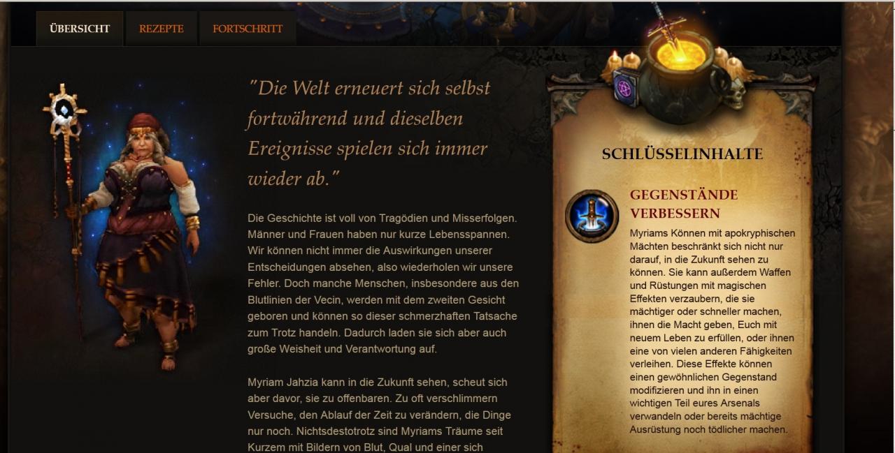 [20/08/2013] So stellte Blizzard die Mystikerin auf der offiziellen Website vor.